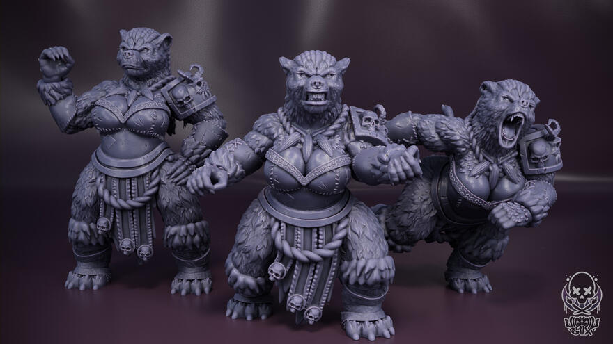 Werebear Barbarians