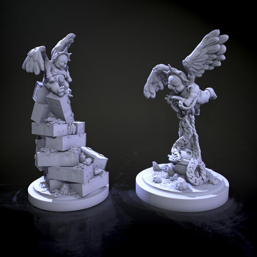 Grimdark Cyber Cherubs (Comm)