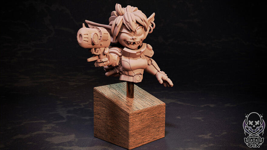 Space Goblin Bust Space Goblin Bust